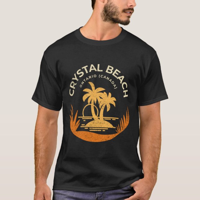 Crystal Beach Ontario Canada Vacation Resort Vinta T-Shirt (Front)