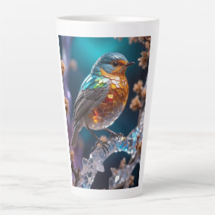 Crystal Bird Mug - Colourful Bird Coffee Mug - Fan