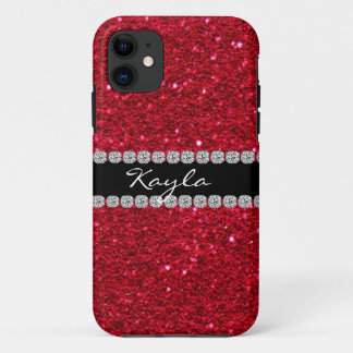 Crystal BLING RUBY RED IPHONE  5 Case