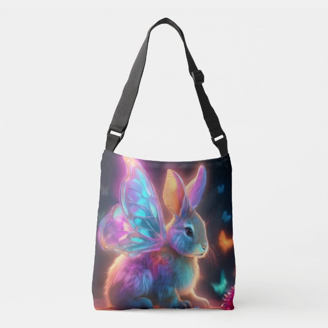 Crystal Bunny Crossbody Bag (Front)