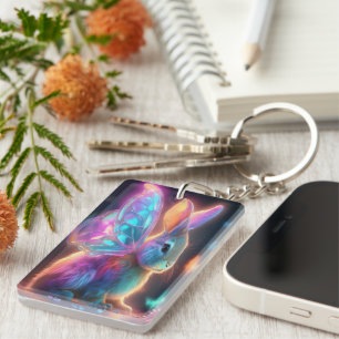 Crystal Bunny Keychain