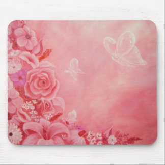 Crystal Butterflies Mouse Pad