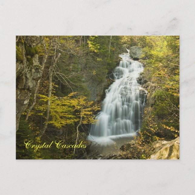 Crystal Cascade, NH    Postcard (Front)