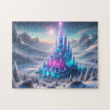Crystal Castle Iridescent Winter Wonderland