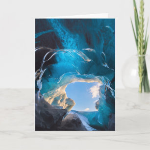 Crystal Cave, Vatnajokull Icefield, South Iceland Card