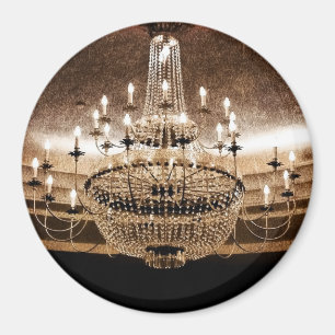 Crystal Chandelier Dazzle Glitz Glam Glamou Magnet
