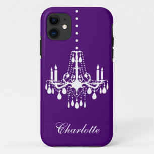 Crystal Chandelier iPhone 5 Case-Mate purple iPhone 11 Case