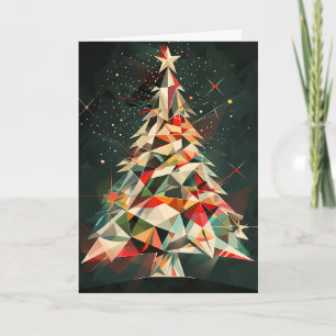 Crystal Christmas Tree Card