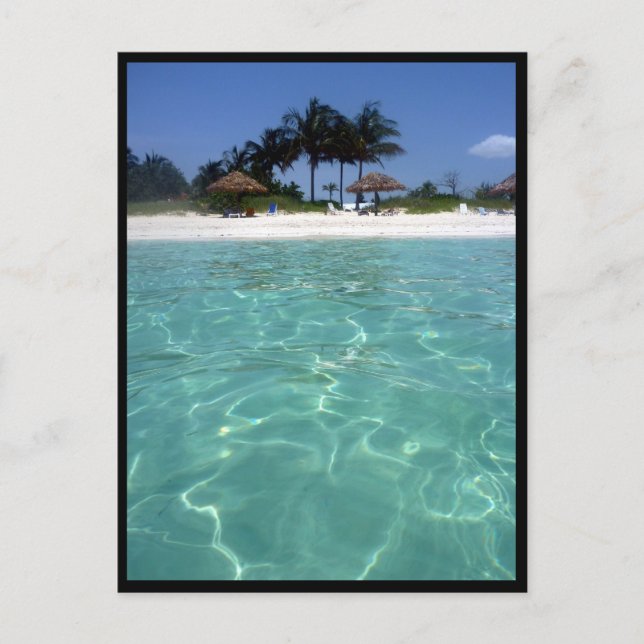 crystal clear bahamas border postcard (Front)