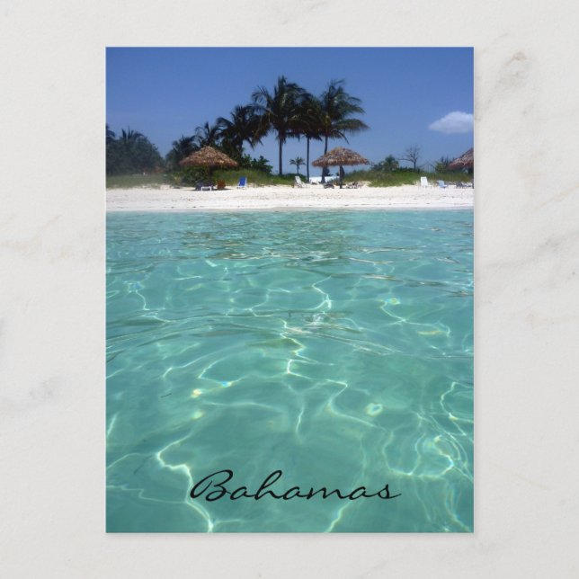 crystal clear bahamas postcard (Front)