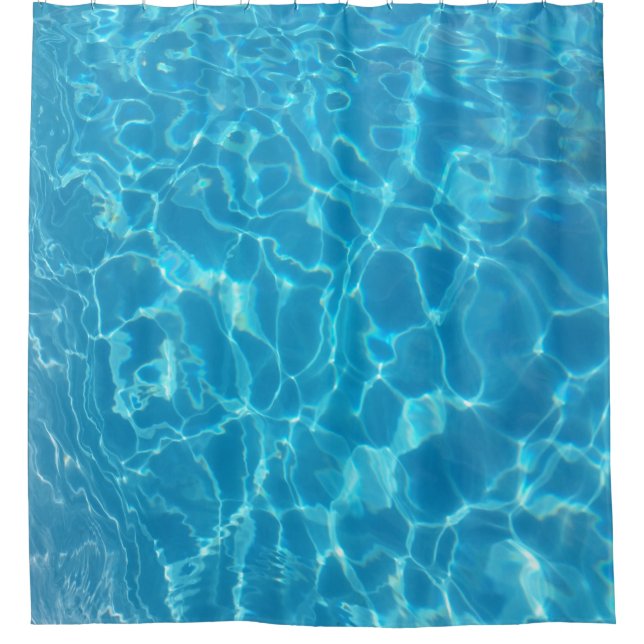 Crystal Clear Sky Blue Pool Water (Front)