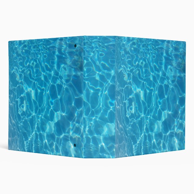 Crystal Clear Sky Blue Pool Water Binder (Background)