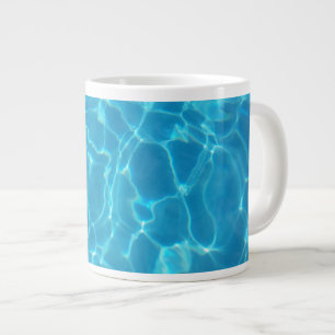 Crystal Clear Sky Blue Pool Water Large Coffee Mug