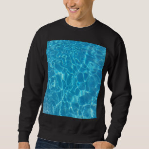 Crystal Clear Sky Blue Pool Water Sweatshirt