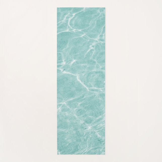 Crystal Clear Soft Turquoise Ocean Dream #2 #wall  Yoga Mat (Front)