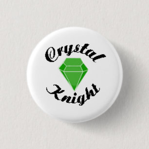 Crystal Club 1 Inch Round Button