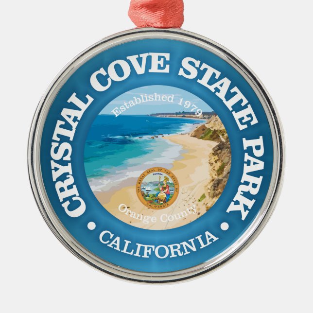 Crystal Cove SP Metal Ornament (Front)