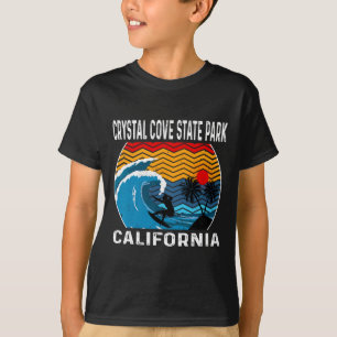 Crystal Cove State Park California Surfboard Surfi T-Shirt