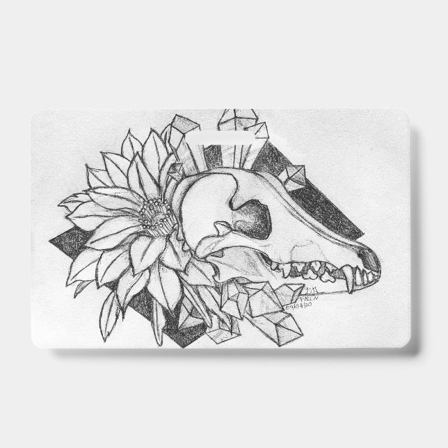 Crystal Coyote  Badge (Front)