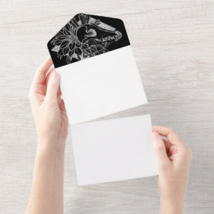 Crystal Coyote Inverted  All In One Invitation