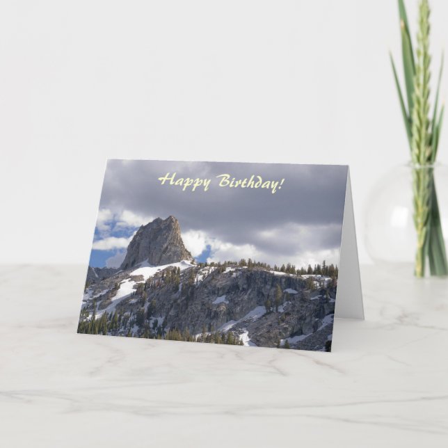 Crystal Crag Birthday Card (Front)