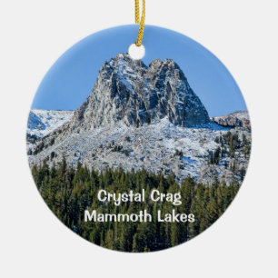 Crystal Crag Ceramic Ornament