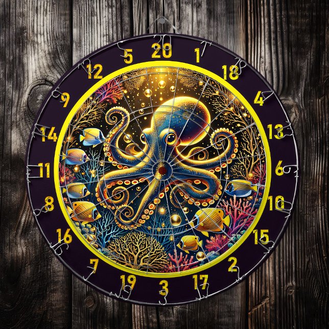 Crystal Depths Octopus Dartboard (Creator Uploaded)