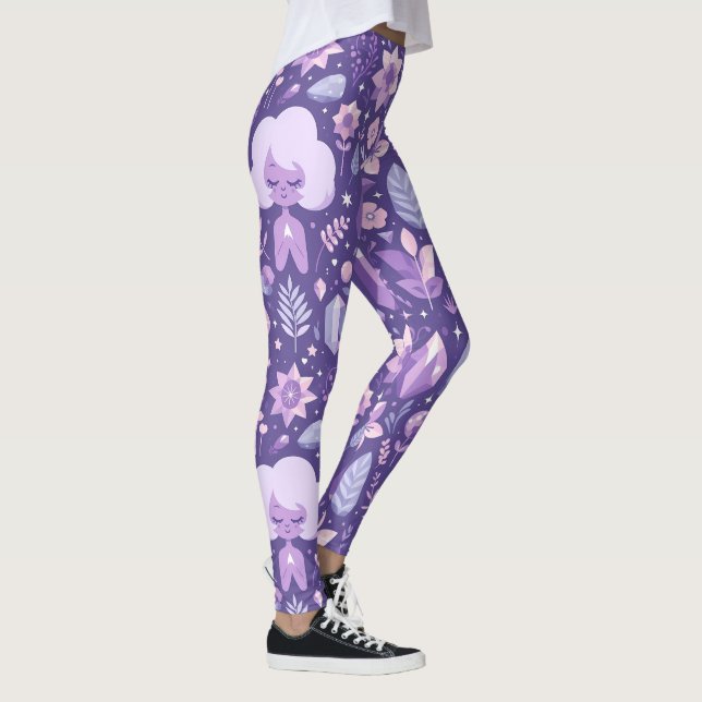 Crystal Dreams Pattern Leggings (Right)