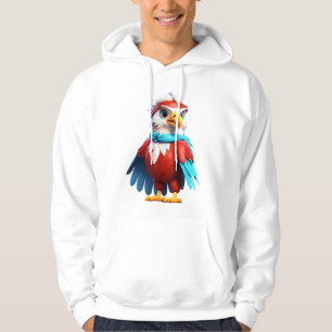 Crystal Eagle Emblem Hoodie