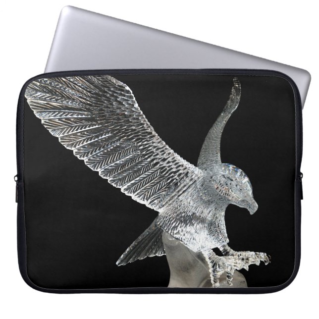 Crystal Eagle Laptop Sleeve (Front)
