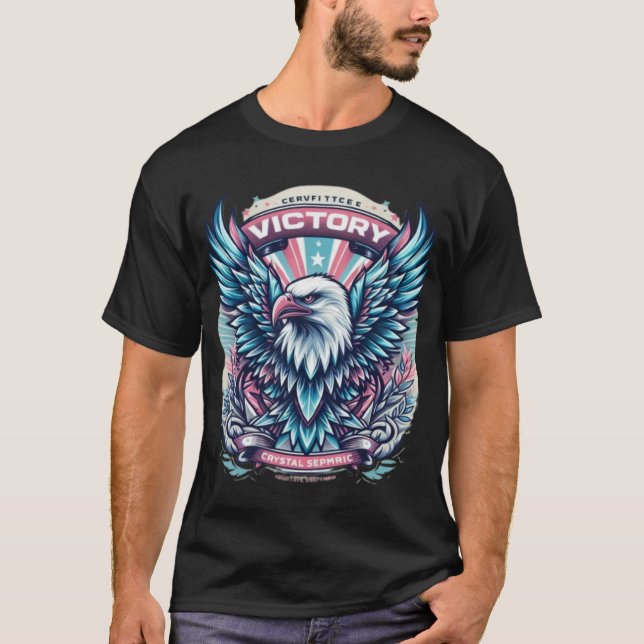 Crystal Eagle of Victory: Dynamic Emblem T-Shirt (Front)