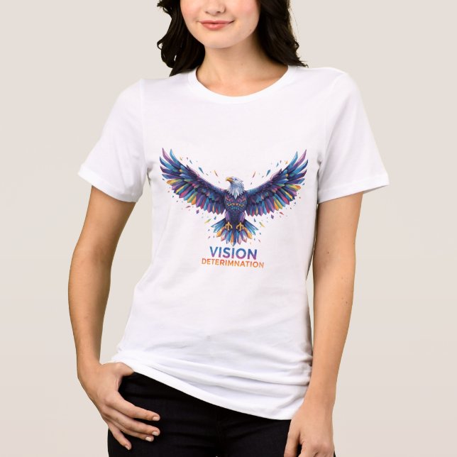Crystal Eagle of Vision Tri-Blend Shirt (Front)