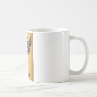 Crystal eagle soars coffee mug