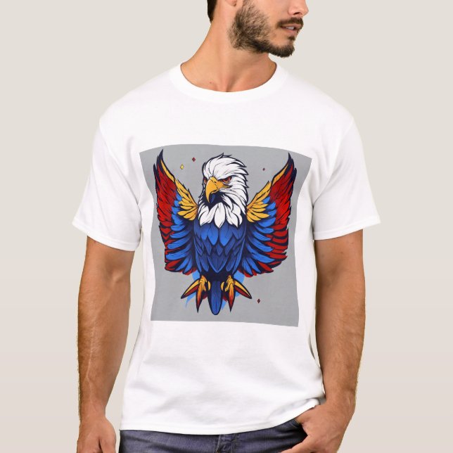 "Crystal Eagle T-Shirt CollectionDesigns uniques" (Devant)