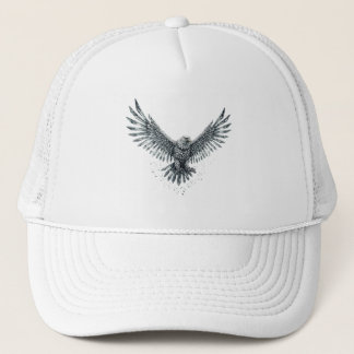 Crystal Eagle Transformation Trucker Hat
