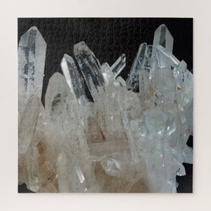 Crystal Energy Quartz Cluster Jigsaw Puzzle
