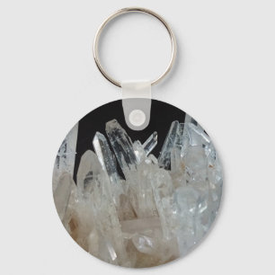 Crystal Energy Quartz Cluster Keychain