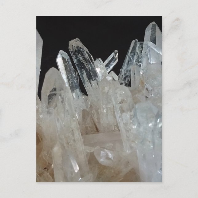 Crystal Energy Quartz Cluster Postcard (Front)
