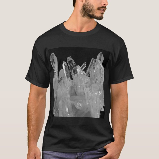 Crystal Energy Quartz Cluster T-Shirt (Front)