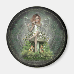 Crystal Fairy ~ Magic Flute Magnet