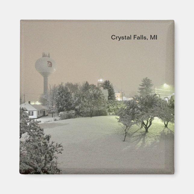 Crystal Falls, MI Magnet (Front)
