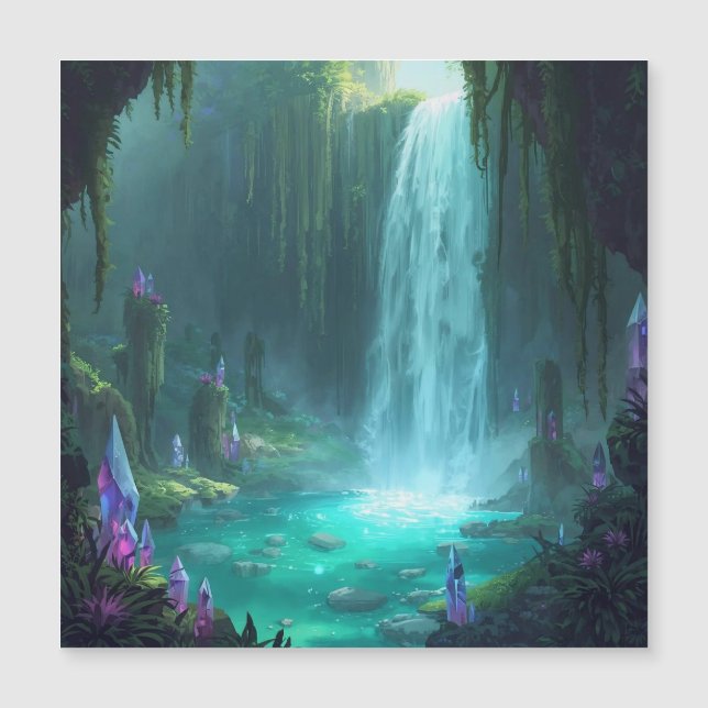 Crystal Falls of the Hidden Realm (Front)