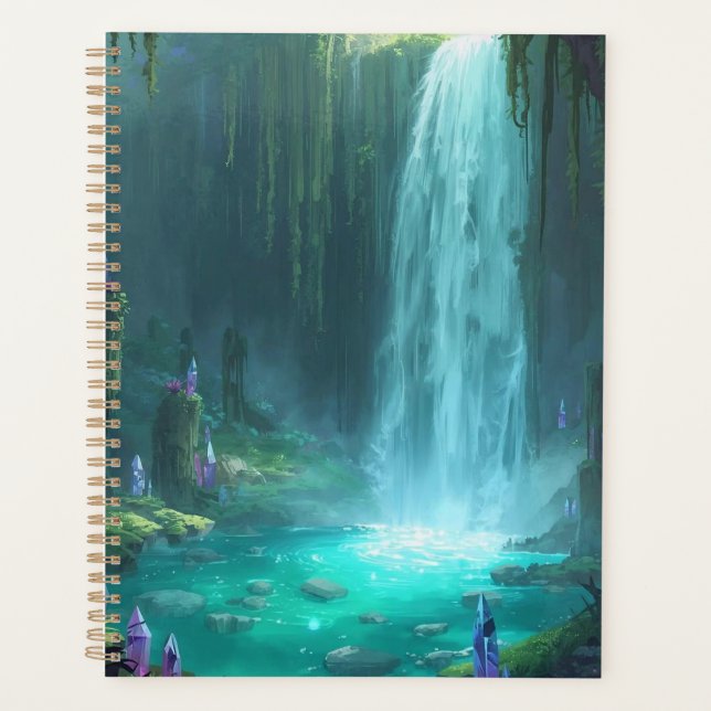 Crystal Falls of the Hidden Realm Planner (Front)