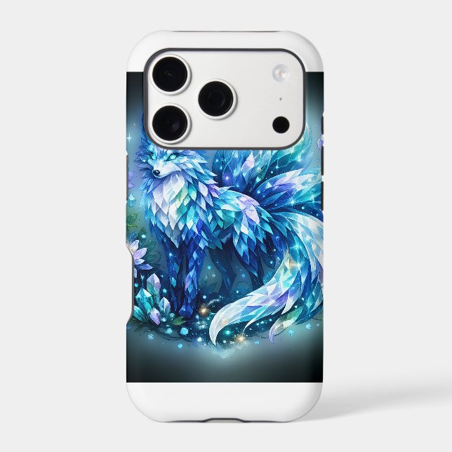 Crystal Fantasy Fox Nine-Tailed  iPhone/iPad Case (Back)