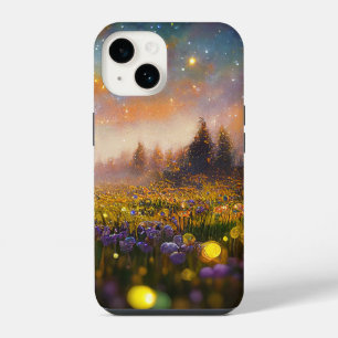 Crystal Fields in a Golden Sunset Case-Mate iPhone 14 Case
