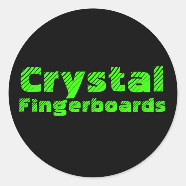 Crystal Fingerboards Sticker (Front)