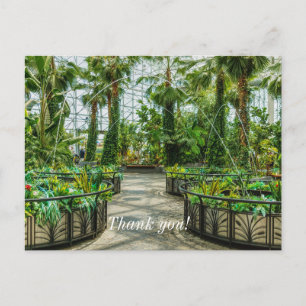 Crystal Gardens Leap Fountain Thank You Postcard
