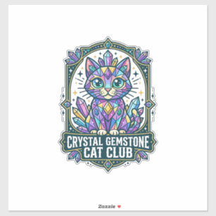 Crystal Gemstone Cat Cat Mom Gift Idea - Crystal G