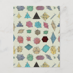 Crystal Geometry Postcard