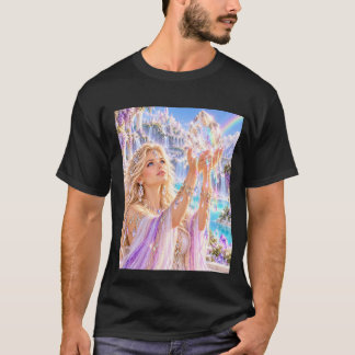 CRYSTAL GODDESS rainbow shirts Tee T-shirt